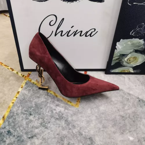Replica Yves Saint Laurent YSL High-Heeled Shoes For Women #1341347 $122.00 USD for Wholesale
