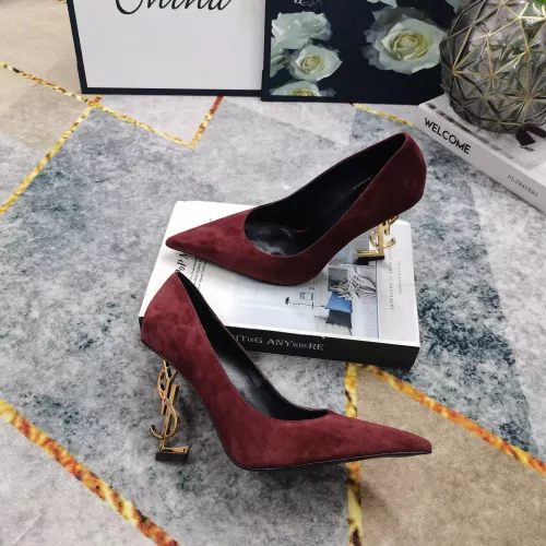 Replica Yves Saint Laurent YSL High-Heeled Shoes For Women #1341347 $122.00 USD for Wholesale