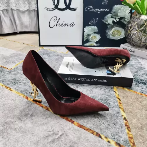 Replica Yves Saint Laurent YSL High-Heeled Shoes For Women #1341347 $122.00 USD for Wholesale