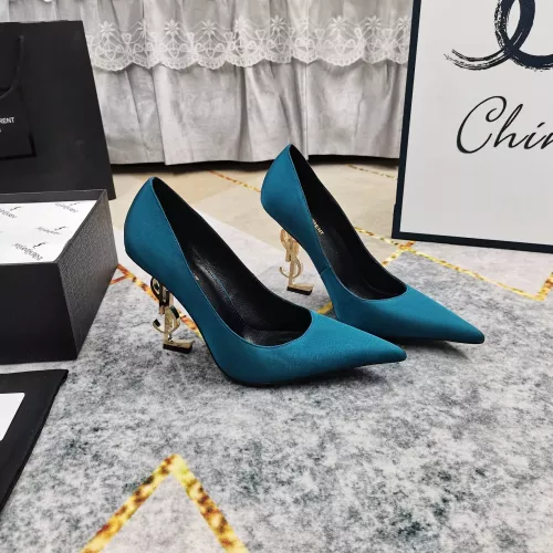 Replica Yves Saint Laurent YSL High-Heeled Shoes For Women #1341348 $122.00 USD for Wholesale