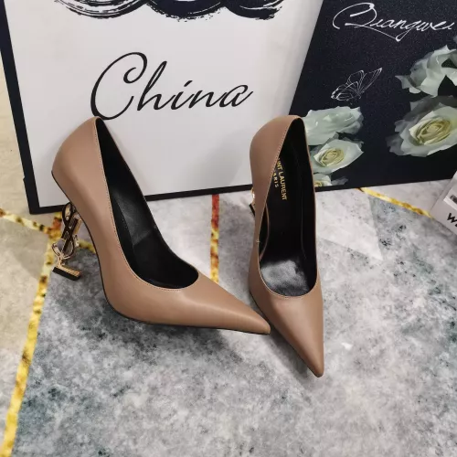 Cheap Yves Saint Laurent YSL High-Heeled Shoes For Women #1341365, $$122.00 USD On Yves Saint Laurent YSL High-Heeled Shoes