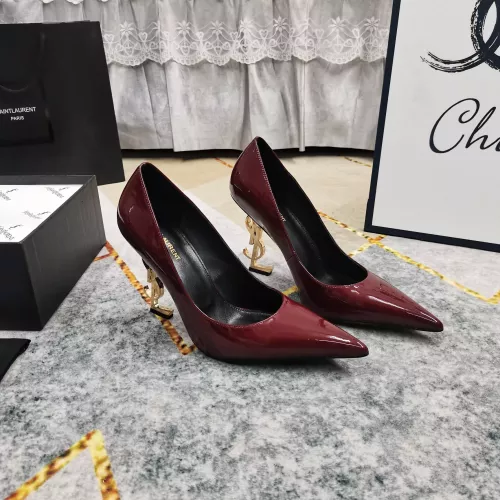Replica Yves Saint Laurent YSL High-Heeled Shoes For Women #1341370 $122.00 USD for Wholesale
