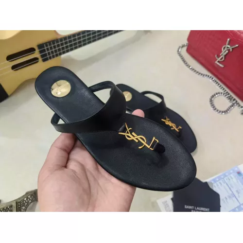 Replica Yves Saint Laurent YSL Slippers For Women #1341375 $92.00 USD for Wholesale