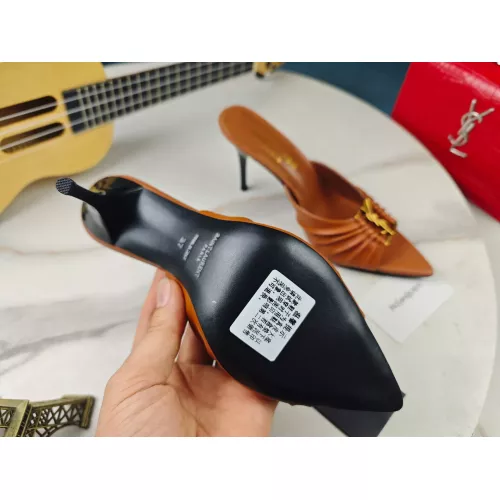 Replica Yves Saint Laurent YSL Slippers For Women #1341381 $98.00 USD for Wholesale