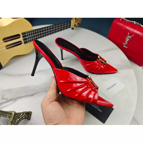 Replica Yves Saint Laurent YSL Slippers For Women #1341383 $98.00 USD for Wholesale