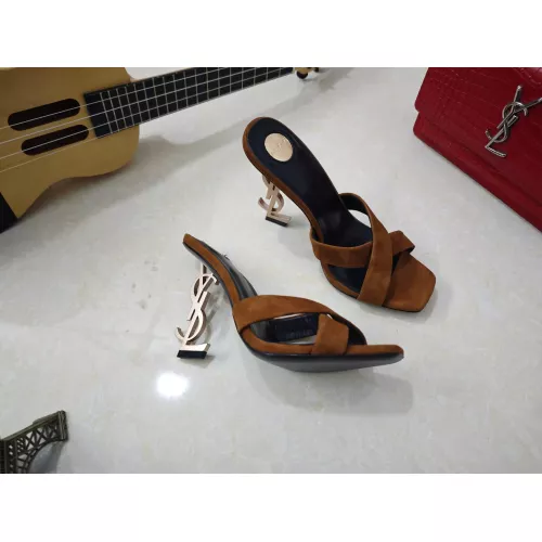 Cheap Yves Saint Laurent YSL Slippers For Women #1341393, $$100.00 USD On Yves Saint Laurent YSL Slippers