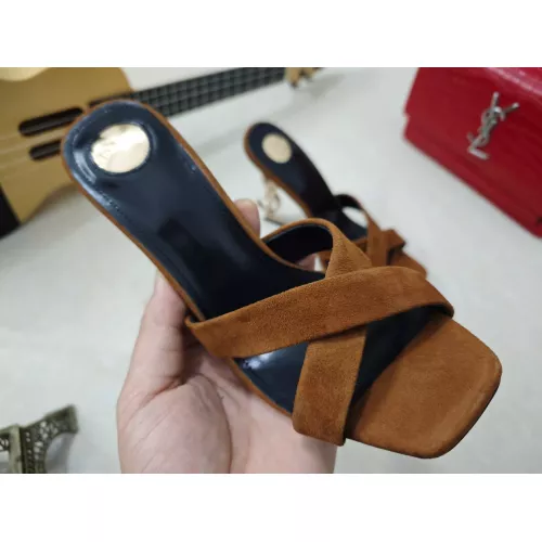 Replica Yves Saint Laurent YSL Slippers For Women #1341393 $100.00 USD for Wholesale