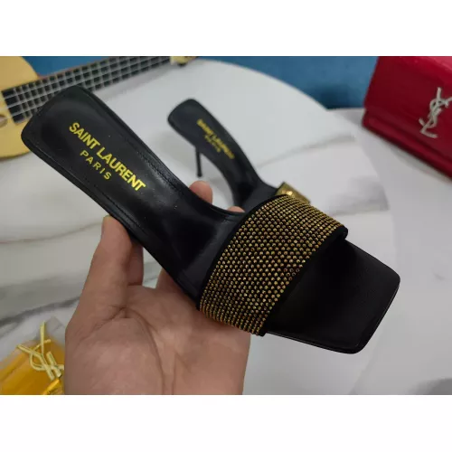 Replica Yves Saint Laurent YSL Slippers For Women #1341414 $100.00 USD for Wholesale