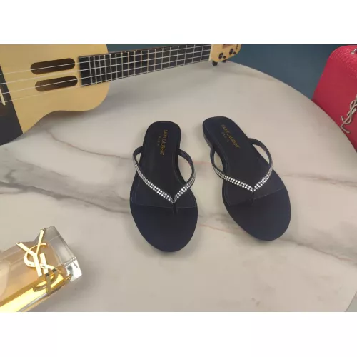 Replica Yves Saint Laurent YSL Slippers For Women #1341425 $96.00 USD for Wholesale
