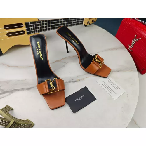 Replica Yves Saint Laurent YSL Slippers For Women #1341450 $100.00 USD for Wholesale