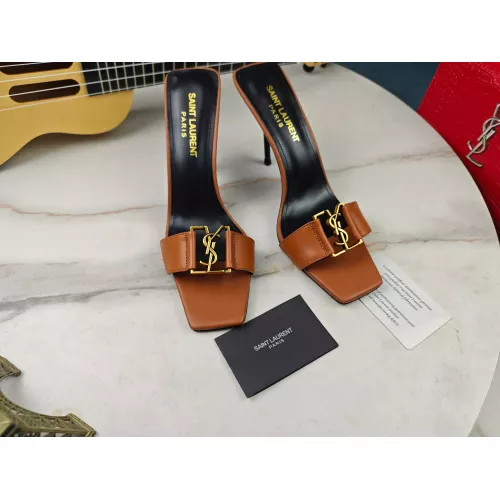 Replica Yves Saint Laurent YSL Slippers For Women #1341450 $100.00 USD for Wholesale