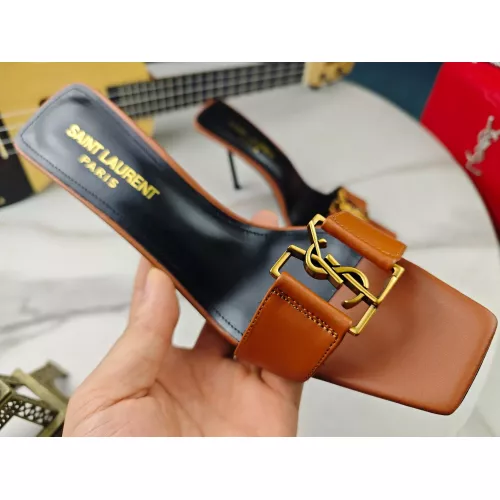 Replica Yves Saint Laurent YSL Slippers For Women #1341450 $100.00 USD for Wholesale
