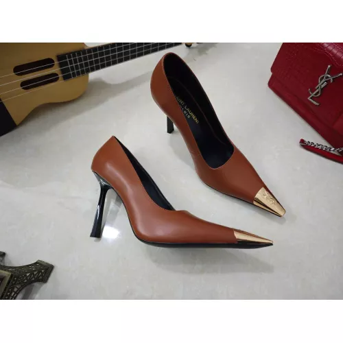 Cheap Yves Saint Laurent YSL High-Heeled Shoes For Women #1341473, $$102.00 USD On Yves Saint Laurent YSL High-Heeled Shoes