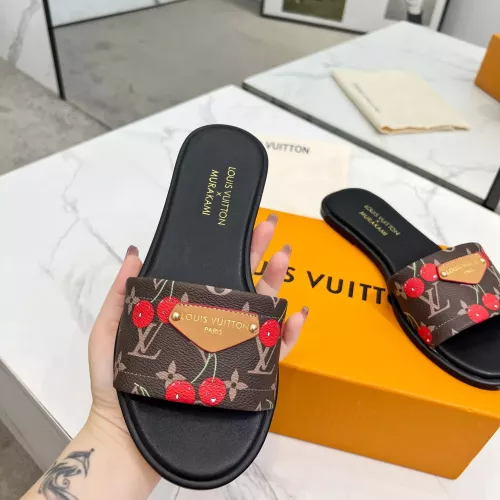 Replica Louis Vuitton Slippers For Women #1341496 $80.00 USD for Wholesale
