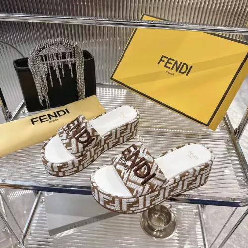 Cheap Fendi Slippers For Women #1341585, $$85.00 USD On Fendi Slippers