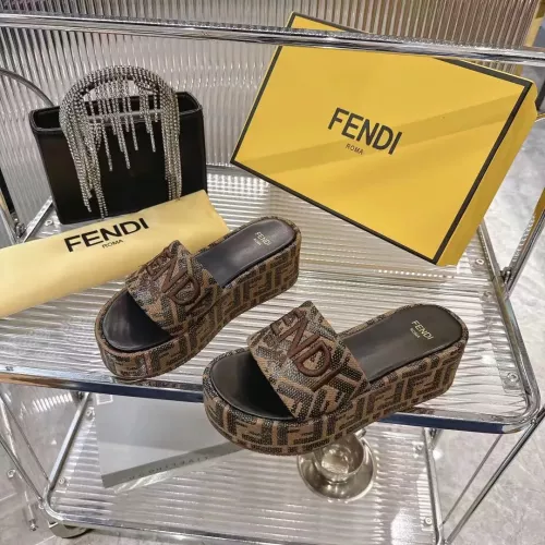 Cheap Fendi Slippers For Women #1341587, $$85.00 USD On Fendi Slippers