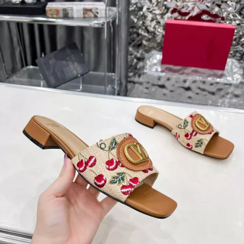 Replica Valentino Slippers For Women #1341597 $88.00 USD for Wholesale