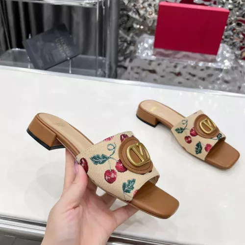 Replica Valentino Slippers For Women #1341598 $88.00 USD for Wholesale