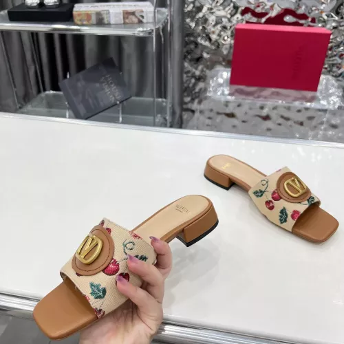 Replica Valentino Slippers For Women #1341598 $88.00 USD for Wholesale