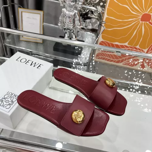 Replica LOEWE Slippers For Women #1341610 $82.00 USD for Wholesale