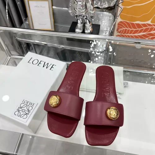 Replica LOEWE Slippers For Women #1341610 $82.00 USD for Wholesale