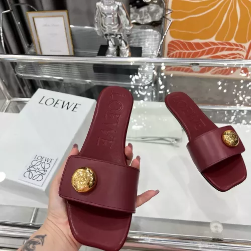 Replica LOEWE Slippers For Women #1341610 $82.00 USD for Wholesale