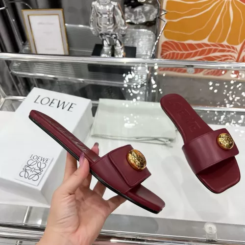 Replica LOEWE Slippers For Women #1341610 $82.00 USD for Wholesale