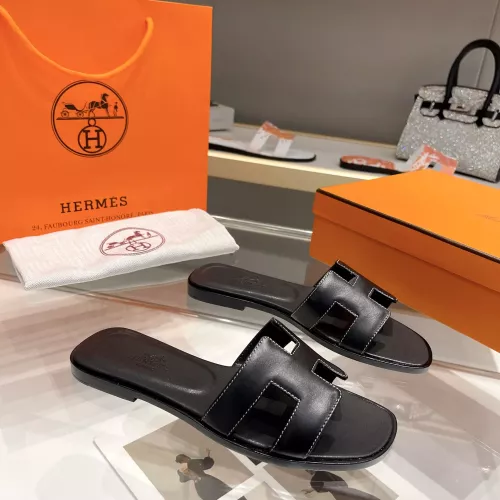 Replica Hermes Slippers For Women #1341633 $85.00 USD for Wholesale