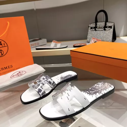 Replica Hermes Slippers For Women #1341634 $85.00 USD for Wholesale