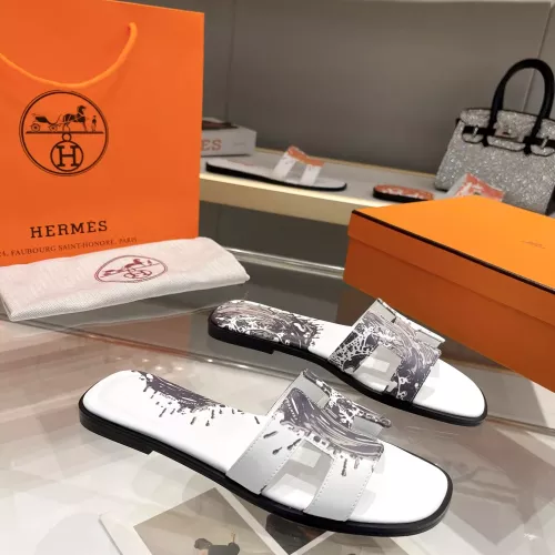 Replica Hermes Slippers For Women #1341634 $85.00 USD for Wholesale