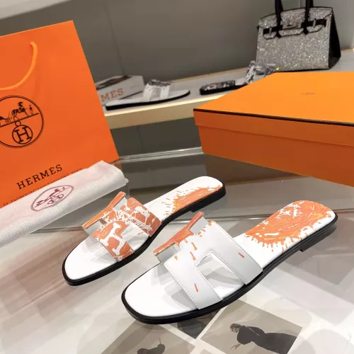 Replica Hermes Slippers For Women #1341635 $85.00 USD for Wholesale