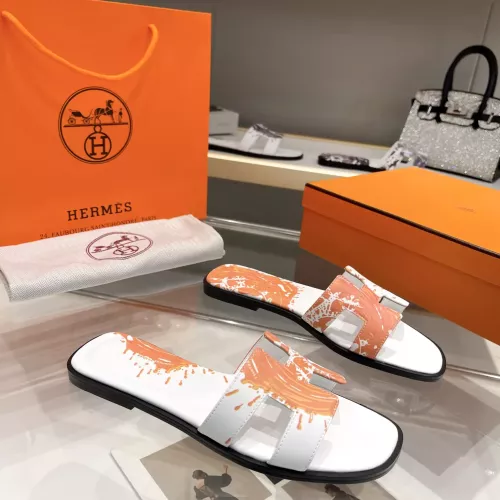 Replica Hermes Slippers For Women #1341635 $85.00 USD for Wholesale