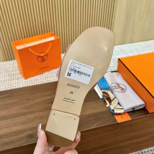 Replica Hermes Slippers For Women #1341636 $85.00 USD for Wholesale