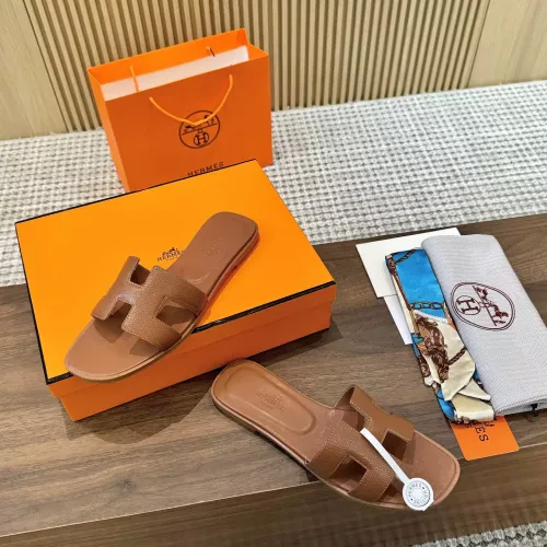 Replica Hermes Slippers For Women #1341637 $85.00 USD for Wholesale