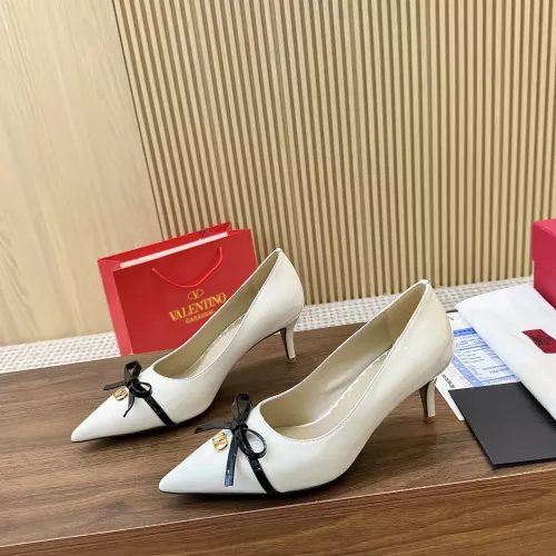 Cheap Valentino High-Heeled Shoes For Women #1341639, $$102.00 USD On Valentino High-Heeled Shoes