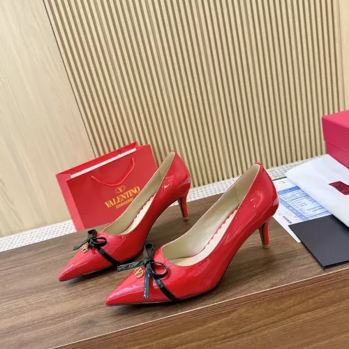 Cheap Valentino High-Heeled Shoes For Women #1341640, $$102.00 USD On Valentino High-Heeled Shoes