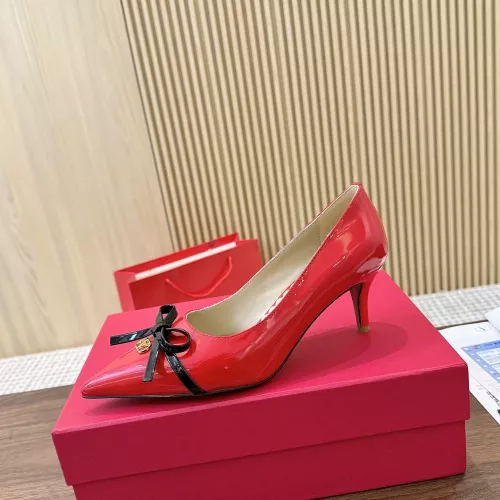 Replica Valentino High-Heeled Shoes For Women #1341640 $102.00 USD for Wholesale