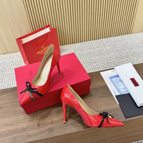 Replica Valentino High-Heeled Shoes For Women #1341643 $102.00 USD for Wholesale