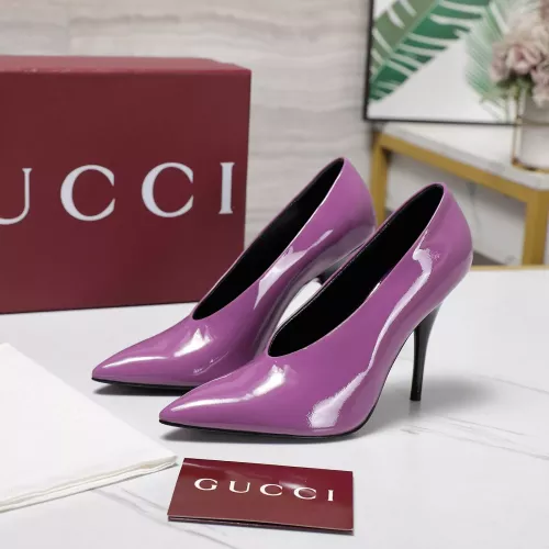 Cheap Gucci High-Heeled Shoes For Women #1341653, $$115.00 USD On Gucci High-Heeled Shoes