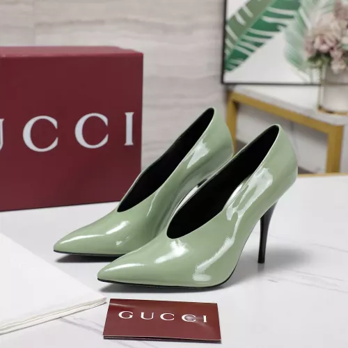 Cheap Gucci High-Heeled Shoes For Women #1341654, $$115.00 USD On Gucci High-Heeled Shoes