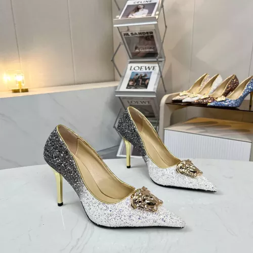 Cheap Versace High-Heeled Shoes For Women #1341721, $$82.00 USD On Versace High-Heeled Shoes