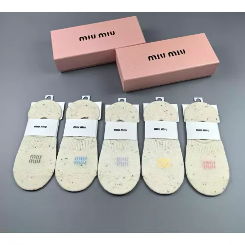 Cheap MIU MIU Socks For Women #1341805, $$25.00 USD On MIU MIU Socks