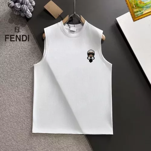 Cheap Fendi T-Shirts Sleeveless For Unisex #1341975, $$25.00 USD On Fendi T-Shirts