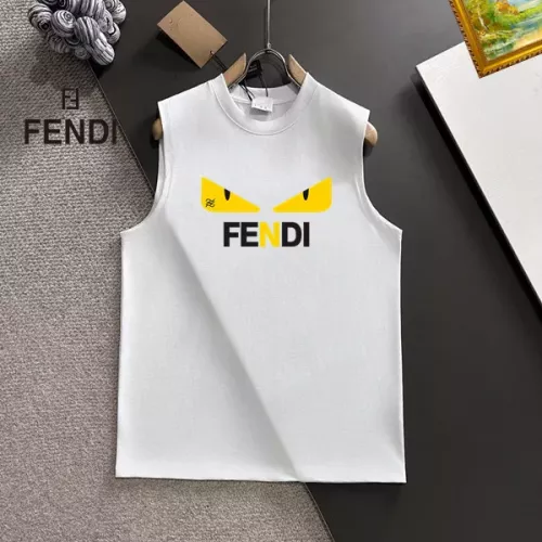Cheap Fendi T-Shirts Sleeveless For Unisex #1341983, $$25.00 USD On Fendi T-Shirts