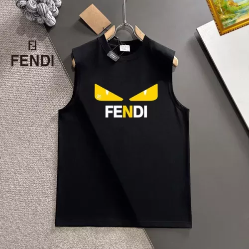 Cheap Fendi T-Shirts Sleeveless For Unisex #1341984, $$25.00 USD On Fendi T-Shirts