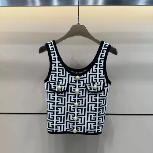 Cheap Balmain T-Shirts Sleeveless For Women #1341990, $$60.00 USD On Balmain T-Shirts