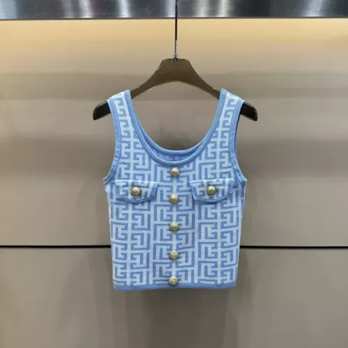 Cheap Balmain T-Shirts Sleeveless For Women #1341992, $$60.00 USD On Balmain T-Shirts