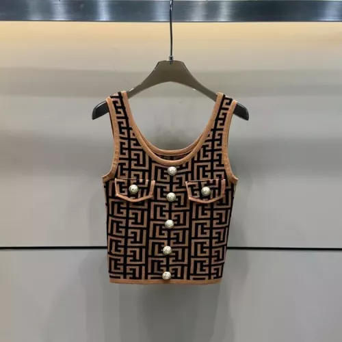 Cheap Balmain T-Shirts Sleeveless For Women #1341993, $$60.00 USD On Balmain T-Shirts