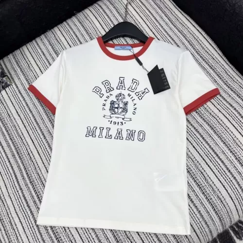 Cheap Prada T-Shirts Short Sleeved For Women #1341998, $$60.00 USD On Prada T-Shirts