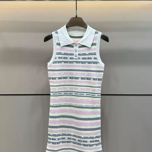 Cheap MIU MIU Dresses Sleeveless For Women #1342001, $$68.00 USD On MIU MIU Dresses